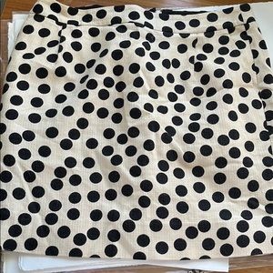 J. Crew Polka Dot skirt